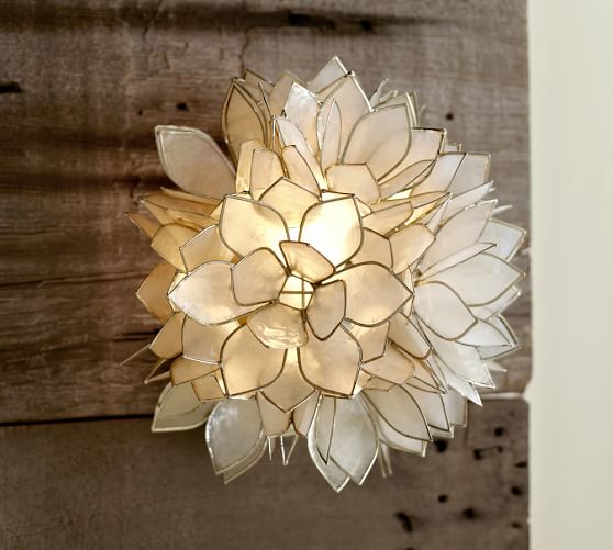 Capiz Sconce Pottery Barn