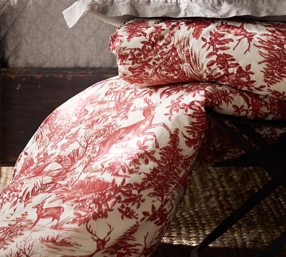Alpine Toile Duvet Cover & Sham Pottery Barn