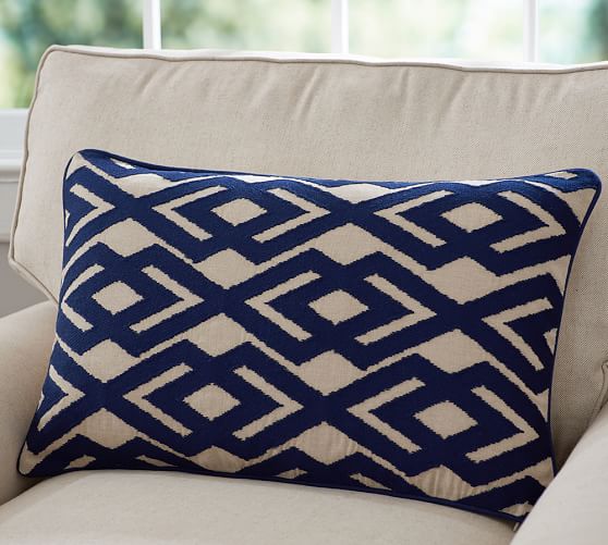 Leigia Embroidered Pillow Cover Pottery Barn