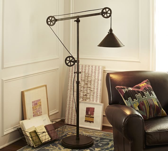Warren Pulley Task Floor Lamp Warren Pulley Task Floor Lamp