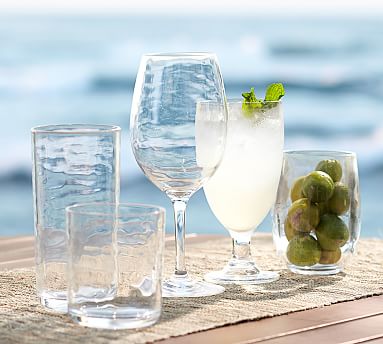 PB Classic Acrylic Wine Glasses, Set Of 6 | Pottery Barn