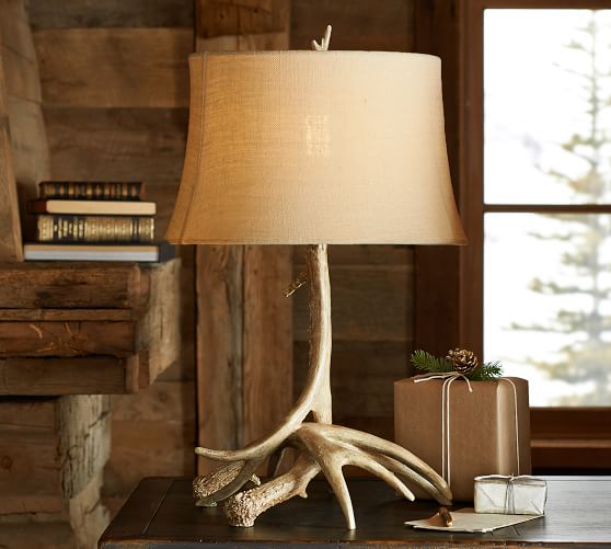 Faux-Antler Table Lamp Base | Pottery Barn Faux-Antler Table Lamp Base | Pottery Barn