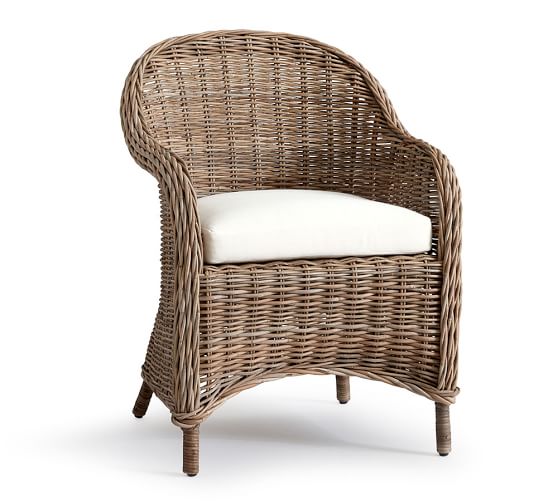 Santa Ana Rattan Dining Chair Pottery Barn