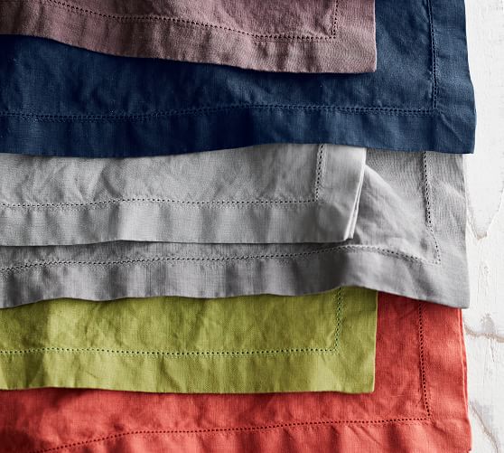 PB Classic Napkin, Set of 4 Steeple Grey Pottery Barn