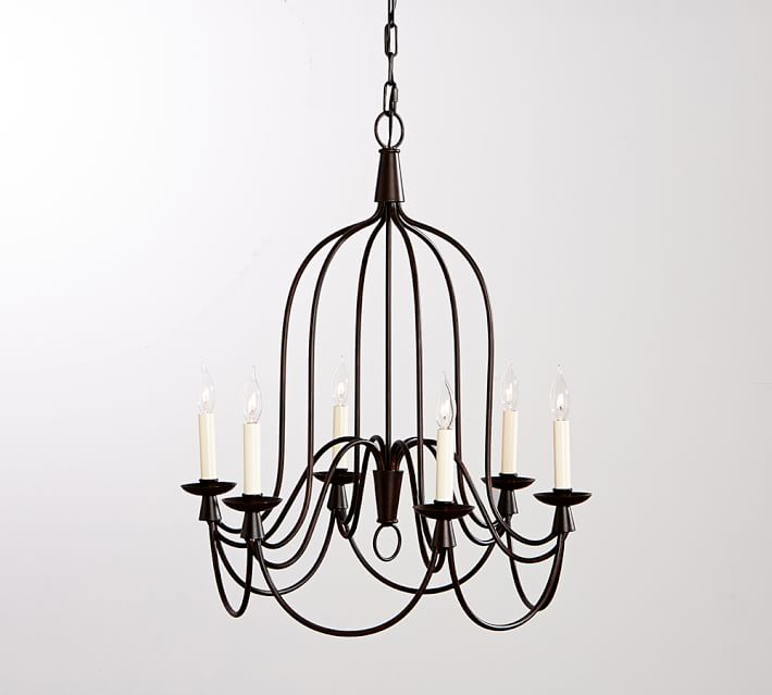 Armonk 6 Arm Indoor Outdoor Chandelier Pottery Barn