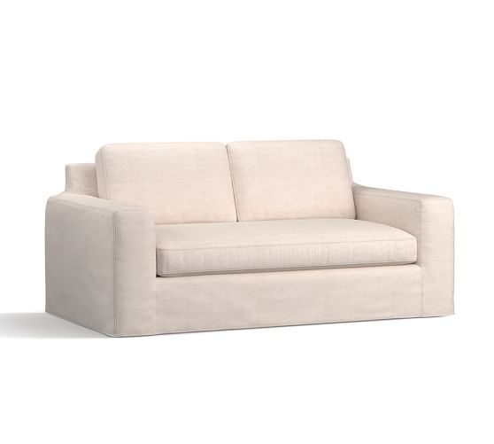 Solano Slipcovered Sofa Pottery Barn