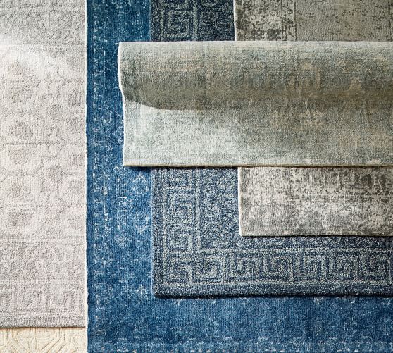 Braylin Tufted Wool Rug Gray Pottery Barn