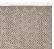 Polyurethane Outdoor Rugs Pottery Barn Jensen Diamond Indoor Outdoor Rug Gray