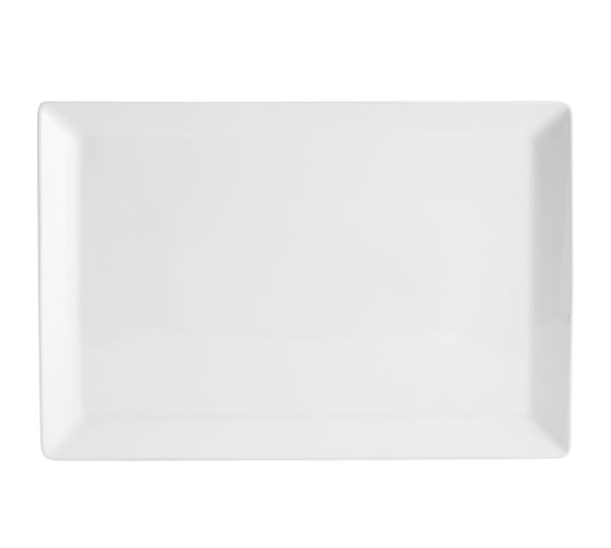 Great White Rectangular Serving Platters Pottery Barn