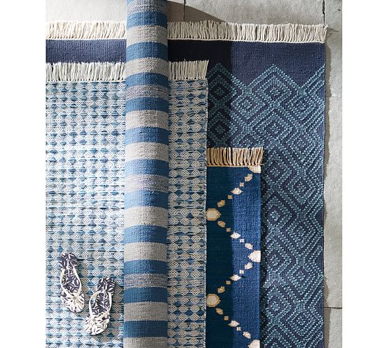Oden Rug Blue Pottery Barn