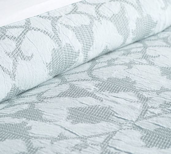 Jacquard Matelasse Duvet Cover & Sham Pottery Barn