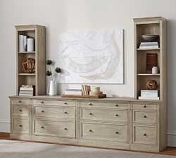 Modular Office Furniture Pottery Barn Livingston Modular Office Furniture