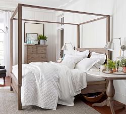 Beds Headboards Pottery Barn Farmhouse Canopy Bed