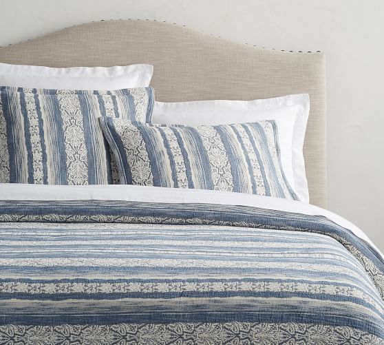 Montauk Jacquard Coverlet & Sham Pottery Barn