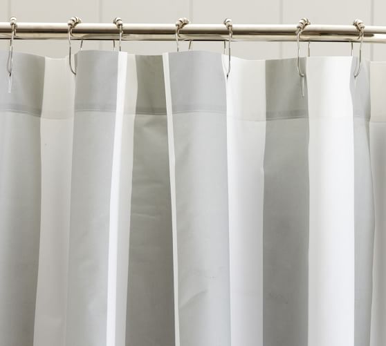 PB Classic Stripe Shower Curtain Pottery Barn