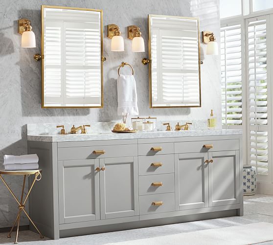 Modern Sink Console Hardware Pottery Barn Roll Over Image To Zoom