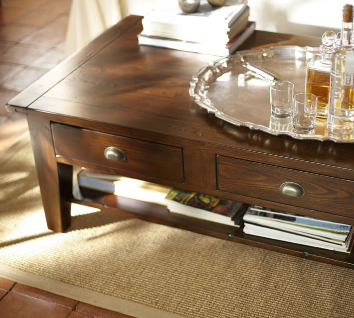 Camden Reclaimed Wood Coffee Table Pottery Barn