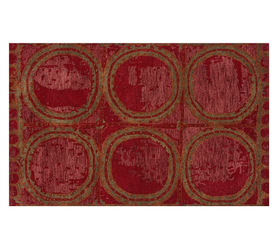 Hearst Rug Red Pottery Barn
