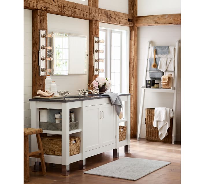 Kensington Pivot Wide Rectangular Mirror Pottery Barn