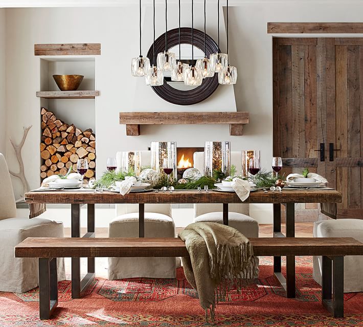 Griffin Reclaimed Wood Dining Table Pottery Barn
