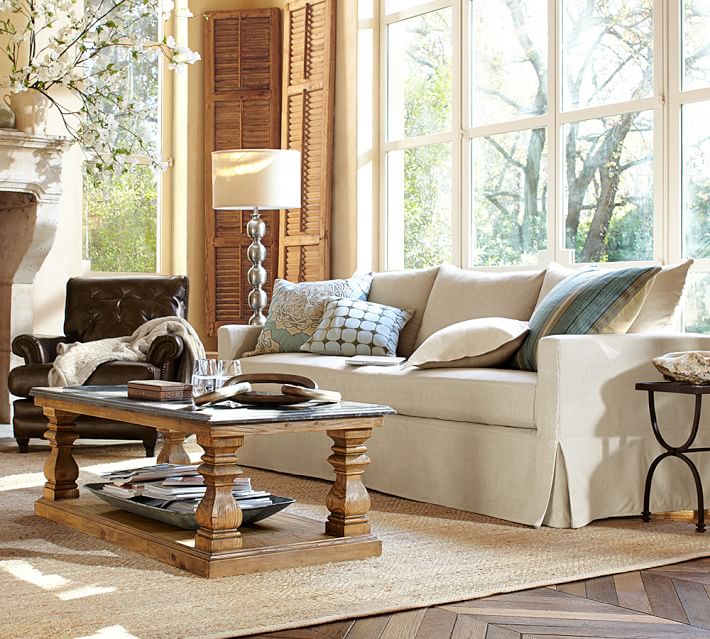 sutton coffee table pottery barn
