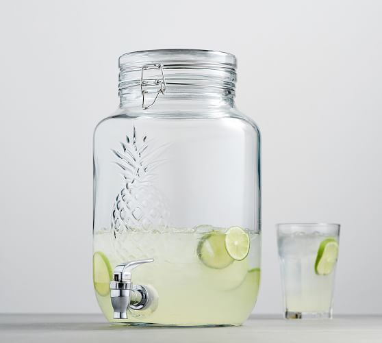 Pineapple Drink Dispenser & Stand Pottery Barn