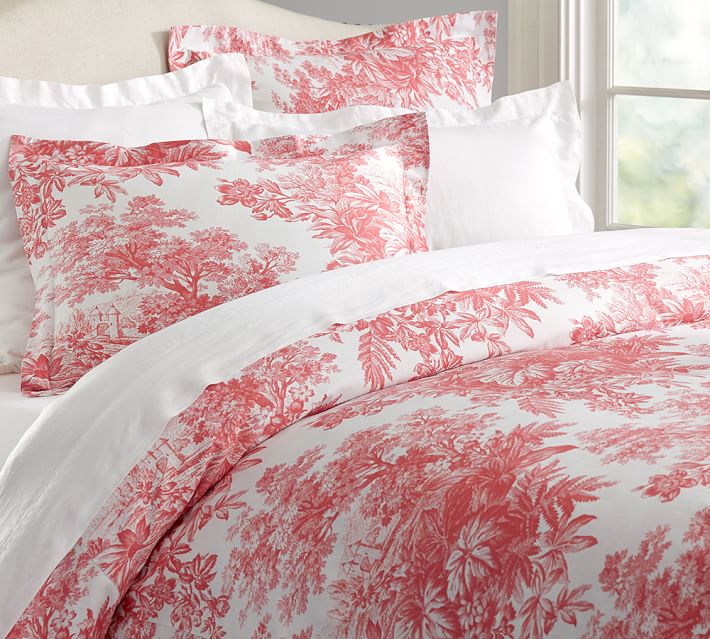 Matine Toile Duvet Cover Sham Pottery Barn