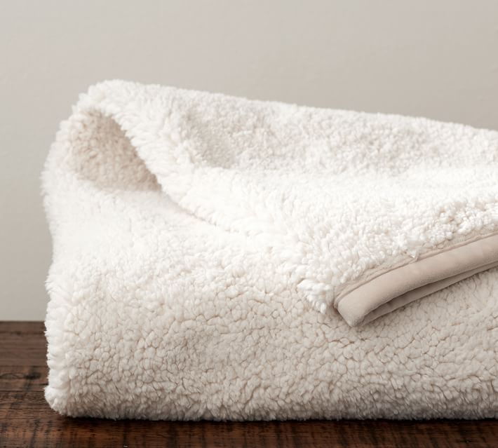 Faux Sheepskin Throws Pottery Barn