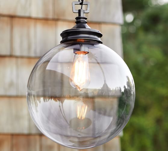 Calhoun Gl Indoor Outdoor Pendant Pottery Barn Calhoun Gl Indoor Outdoor Pendant