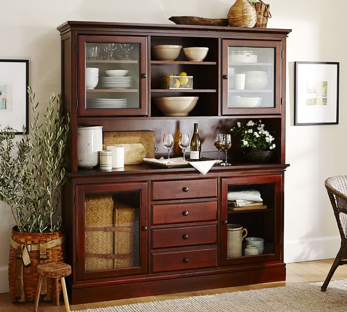 Tucker Buffet Hutch Pottery Barn