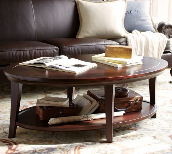 Metropolitan Oval Coffee Table Pottery Barn