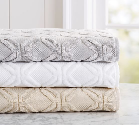 Hydrocotton Bath Towels Unique Blakely Sculpted Hydro Cotton Bath Towel Neutral Pottery Barn Hydrocotton Bath Towels Unique Blakely Sculpted Hydro Cotton Bath Towel Neutral Pottery Barn