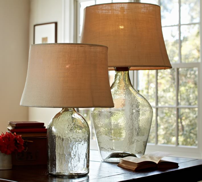 Clift Glass Table Lamp Base Clear Pottery Barn