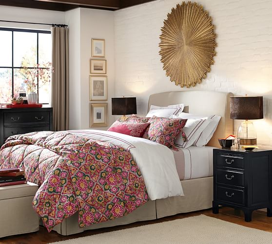 Lewis Slipcovered Headboard | Pottery Barn