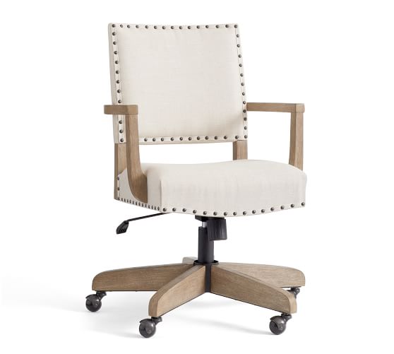 Manchester Swivel Desk Chair | Pottery Barn
