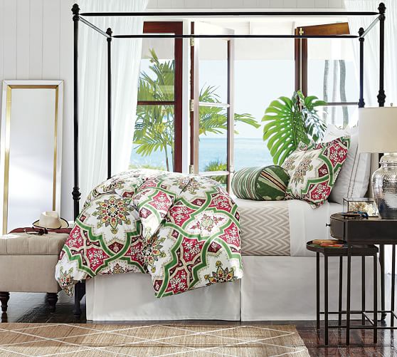 Rio Bolster Pillow Cover Pottery Barn