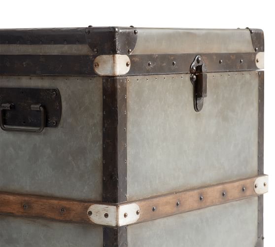 Kirkwood Trunk End Table Pottery Barn