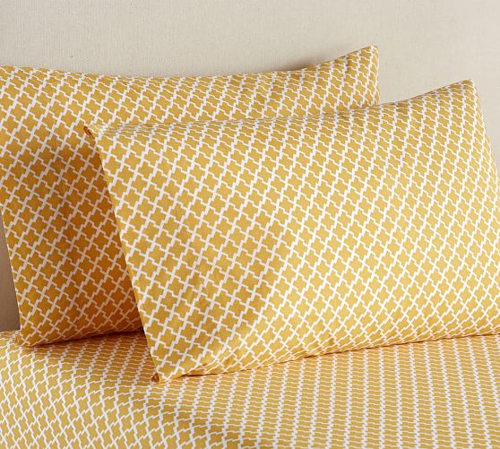 Beth Geo Organic Sheet Set Pottery Barn