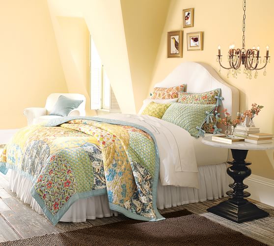 Voile Bed Skirt Pottery Barn