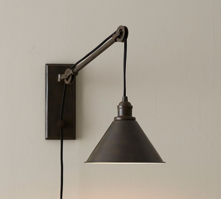 Warren Pulley Sconce Pottery Barn