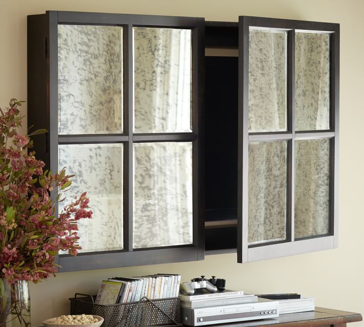 Mirror Cabinet Tv Covers Pottery Barn