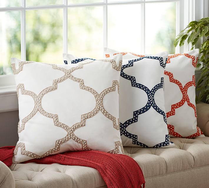 Dearsley Embroidered Pillow Cover Pottery Barn Mesmerizing Pottery Barn Decorative Pillows On Sale Dearsley Embroidered Pillow Cover Pottery Barn Mesmerizing Pottery Barn Decorative Pillows On Sale