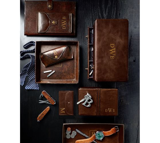 Saddle Leather Eyeglass Case Pottery Barn