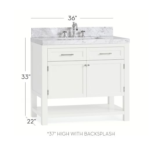 Piedmont Single Sink Vanity Pottery Barn Piedmont Single Sink Vanity Pottery Barn