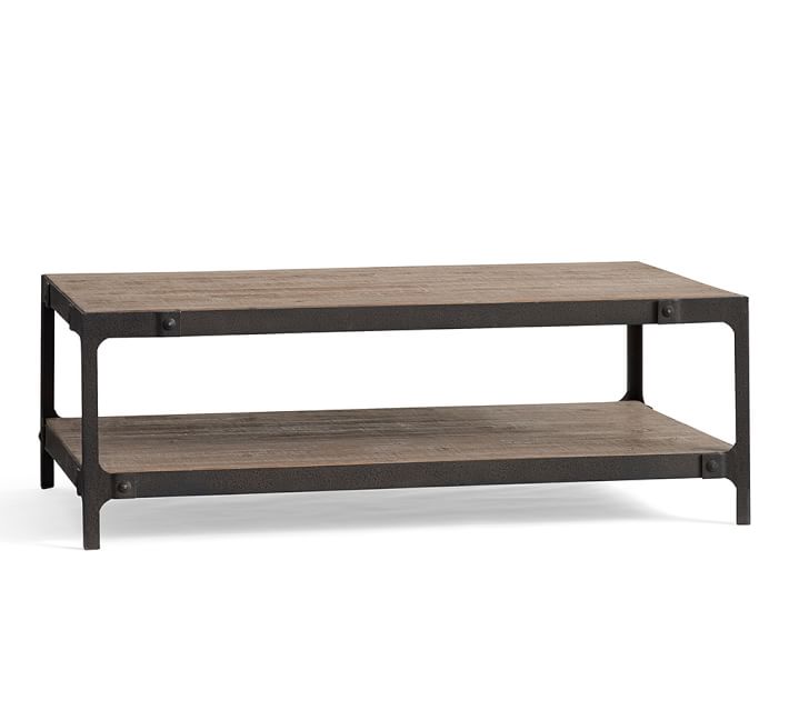 Clint Reclaimed Wood Coffee Table Pottery Barn