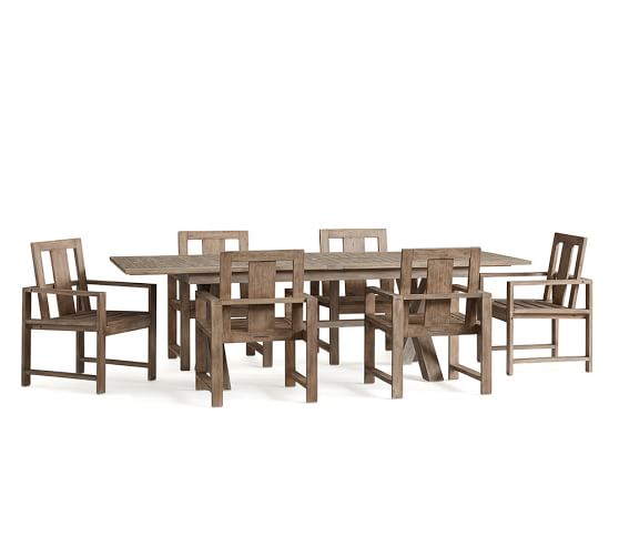 Indio Table Chair Dining Set Gray Pottery Barn Enchanting Arm Chair Dining Room Indio Table Chair Dining Set Gray Pottery Barn Enchanting Arm Chair Dining Room