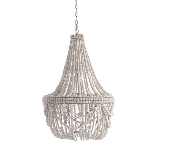 Francesca Beaded Chandelier Pottery Barn