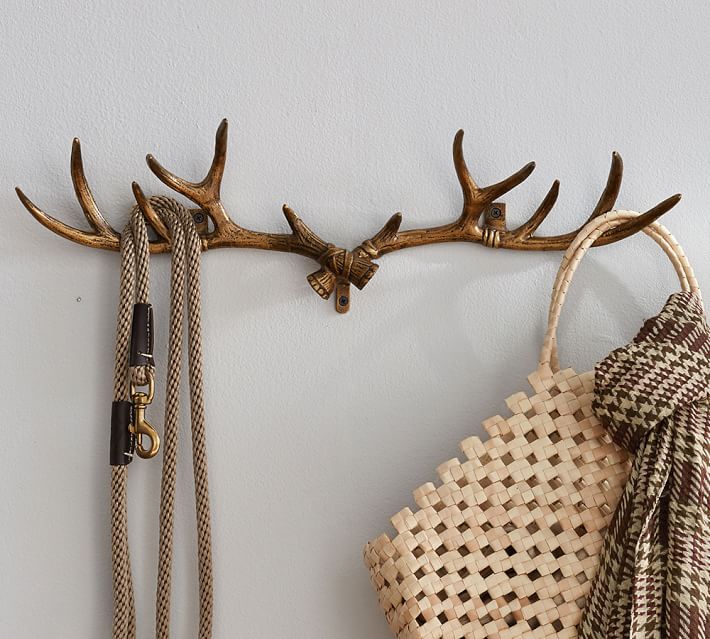 Antler Hook Coat Rack Custom Antler Row Of Hooks Pottery Barn Antler Hook Coat Rack Custom Antler Row Of Hooks Pottery Barn