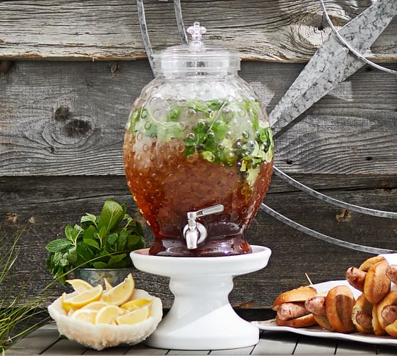 Hobnail Outdoor Drink Dispenser Pottery Barn