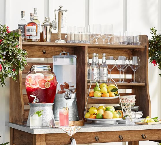 Galvanized Metal Drink Dispenser Stand Pottery Barn